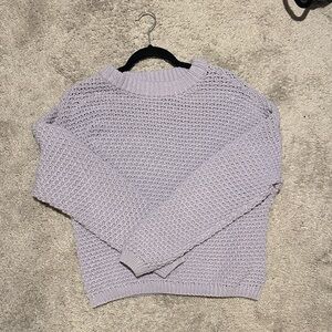 Purple Knit Sweater